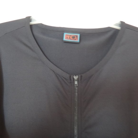 Women Full Zip Sweater Jacket with Zip Pockets Size L - Picture 3 of 9